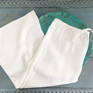 J. Crew | NWOT 100% Linen White Maxi Shirt | XL